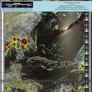 NOAA 19 APT HVC-Precipitation composite image
