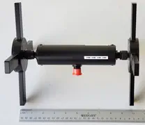 Example Compact IBS Directional Antenna, comprising 2 Mini X-Wings and our SPLU-3002-711 Superdirective Combiner, producing +3 dBic within a small volume