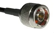 Type N Male LMR195 type coaxial cable assembly
